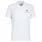 Le Coq Sportif Partido Ss Blanc - Polos Manches Courtes Homme Vendre France